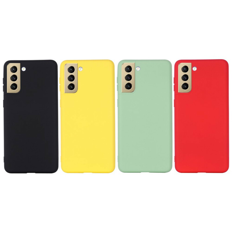 Funda de silicona líquida Samsung Galaxy S21 FE con colgante