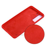 Funda de silicona líquida Samsung Galaxy S21 FE con colgante