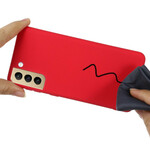 Funda de silicona líquida Samsung Galaxy S21 FE con colgante
