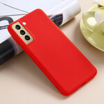 Funda de silicona líquida Samsung Galaxy S21 FE con colgante