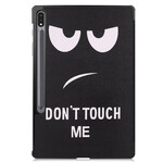 Funda inteligente Samsung Galaxy Tab S7 FE Stylus Holder Don't Touch Me
