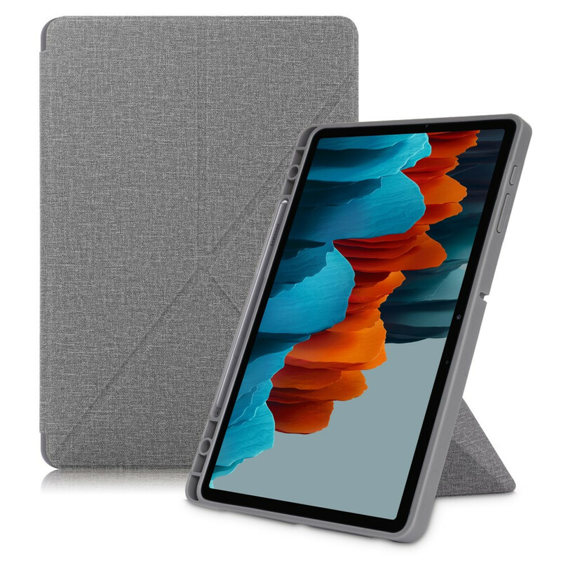 Funda inteligente Samsung Galaxy Tab S7 FE / T736 Textura de tela de origami