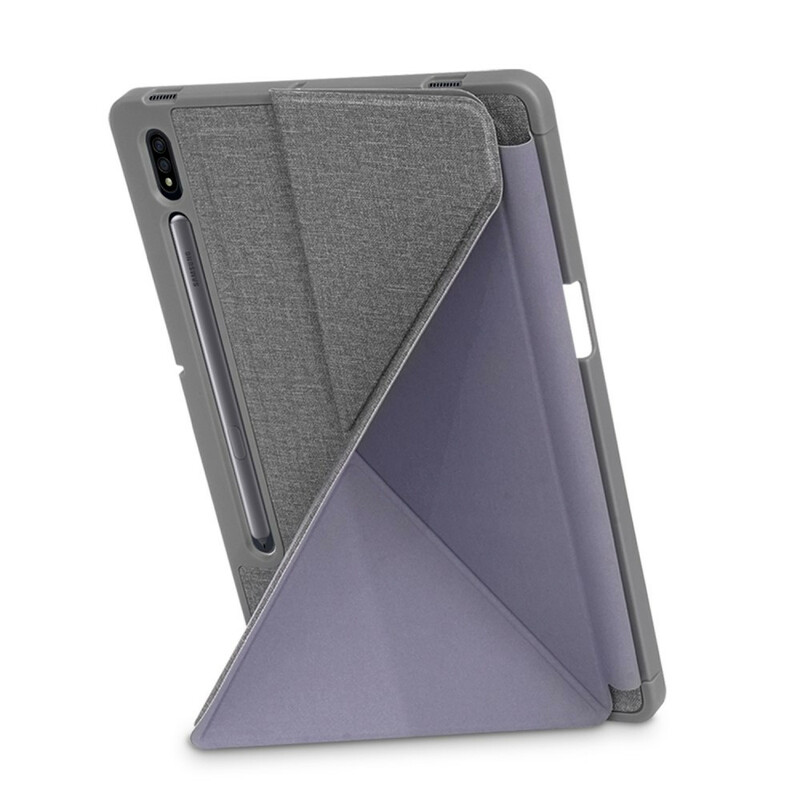 Funda inteligente Samsung Galaxy Tab S7 FE / T736 Textura de tela de origami