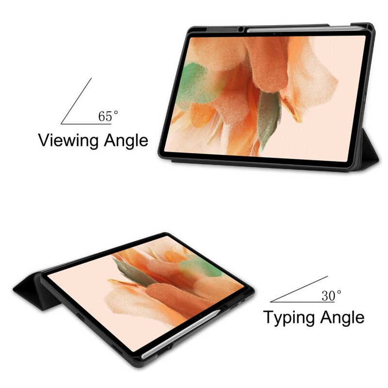 Funda inteligente Samsung Galaxy Tab S7 FE Tri Fold Stylus Holder