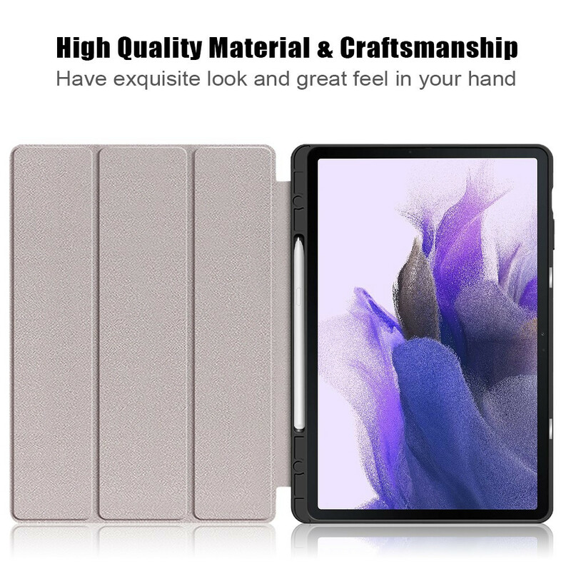 Funda inteligente trilateral para Samsung Galaxy Tab S7 FE