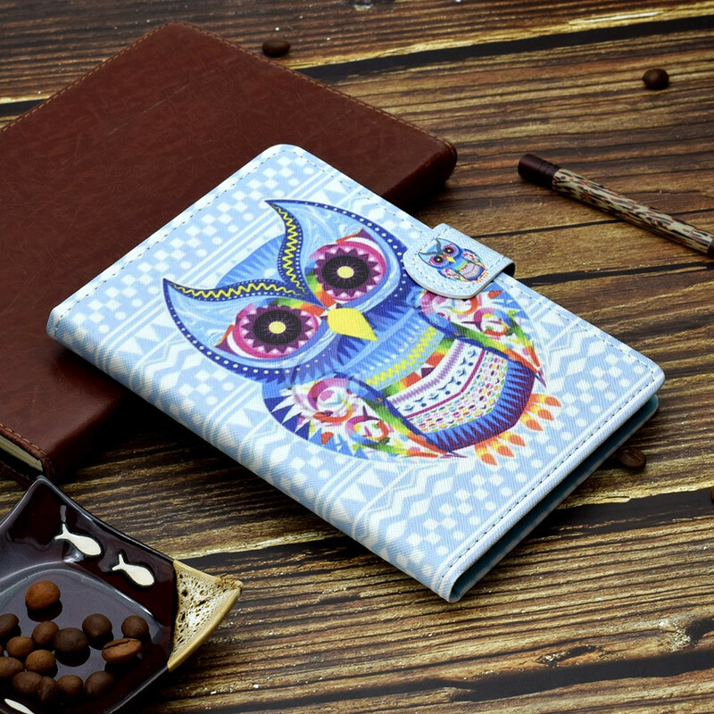 Funda Samsung Galaxy Tab A7 Lite Búho Tribal