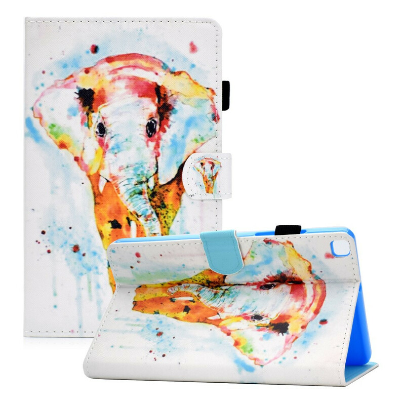 Funda de elefante en acuarela para Samsung Galaxy Tab A7 Lite Funda de elefante en acuarela para Samsung Galaxy Tab A7 Lite