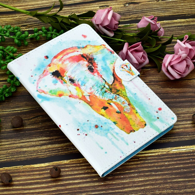 Funda de elefante en acuarela para Samsung Galaxy Tab A7 Lite Funda de elefante en acuarela para Samsung Galaxy Tab A7 Lite