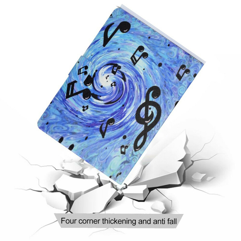 Funda Samsung Galaxy Tab A7 Lite Notas musicales