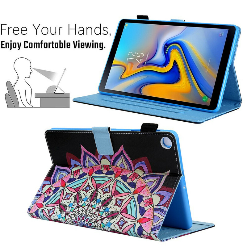 Funda Samsung Galaxy Tab A7 Lite con gráfico de mandala