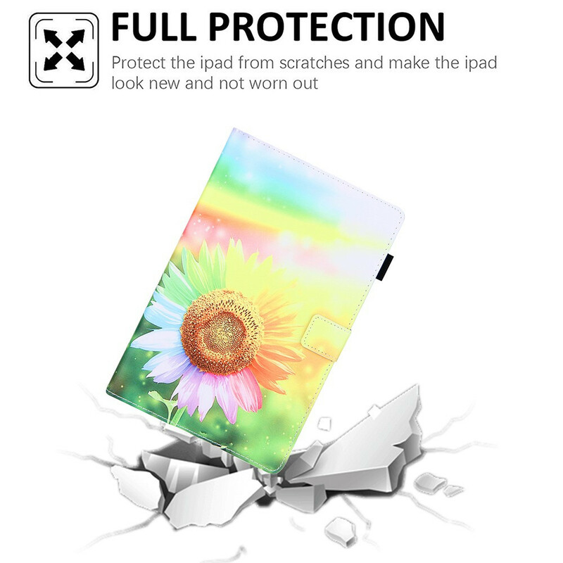 Funda Samsung Galaxy Tab A7 Lite Flores en el sol