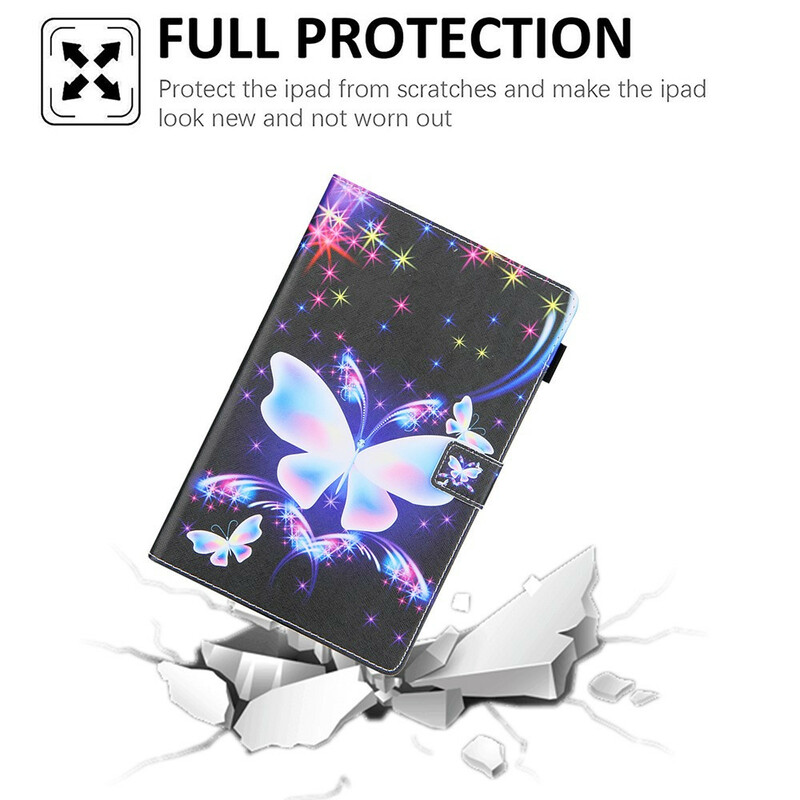Funda Samsung Galaxy Tab A7 Lite Estrellas de mariposa