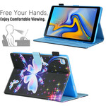 Funda Samsung Galaxy Tab A7 Lite Estrellas de mariposa