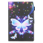 Funda Samsung Galaxy Tab A7 Lite Estrellas de mariposa