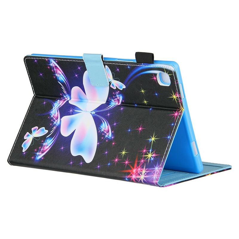 Funda Samsung Galaxy Tab A7 Lite Estrellas de mariposa