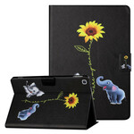 Funda Samsung Galaxy Tab A7 Lite Elefantes Girasol