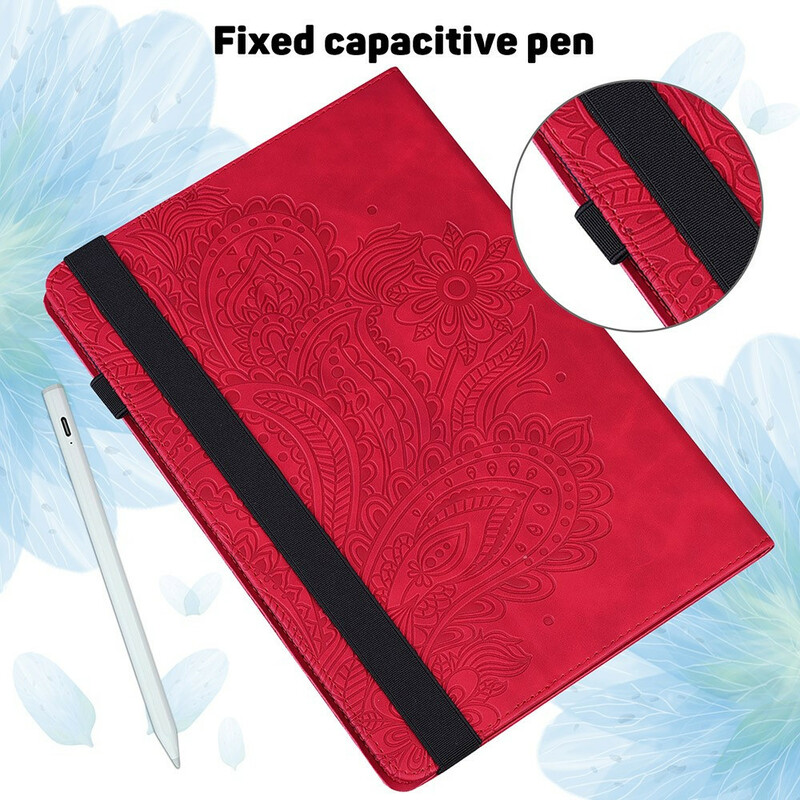 Samsung Galaxy Tab A7 Lite Funda Floral Mandala