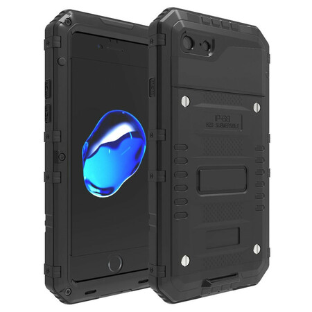 Funda de silicona y metal resistente al agua para el iPhone 7