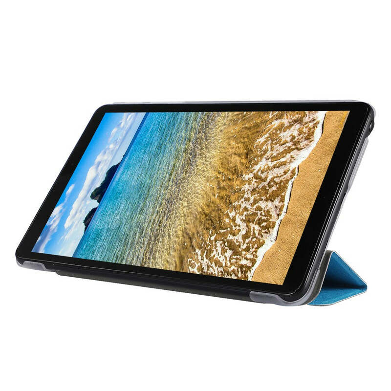 Funda inteligente Samsung Galaxy Tab A7 Lite Piel de Seda Textura