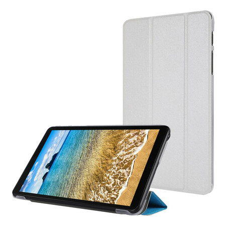 Funda inteligente Samsung Galaxy Tab A7 Lite Piel de Seda Textura