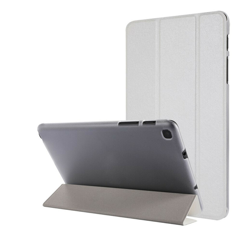 Funda inteligente Samsung Galaxy Tab A7 Lite Piel de Seda Textura