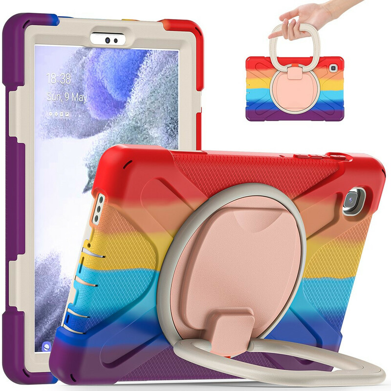 Samsung Galaxy Tab A7 Lite Funda Ultra Resistente Anillo-Soporte Color