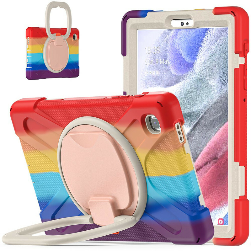 Samsung Galaxy Tab A7 Lite Funda Ultra Resistente Anillo-Soporte Color