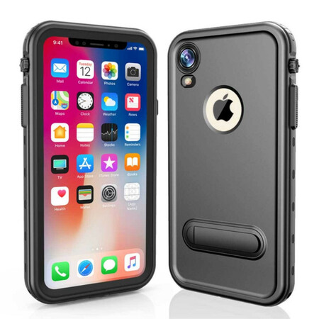 Funda impermeable para el iPhone XR con soporte REDPEPPER