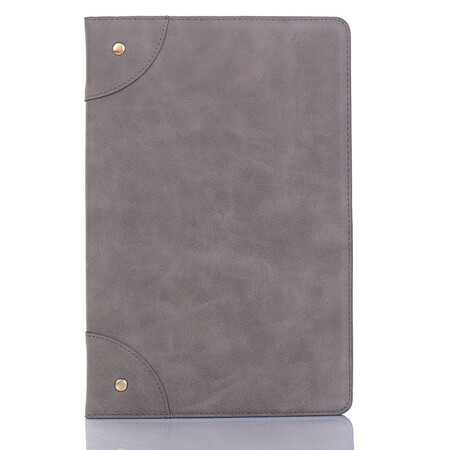 Samsung Galaxy Tab A7 Lite Funda de piel sintética con remaches vintage