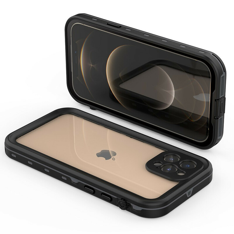 Funda transparente y resistente al agua para el iPhone 12 Pro REDPEPPER DOT