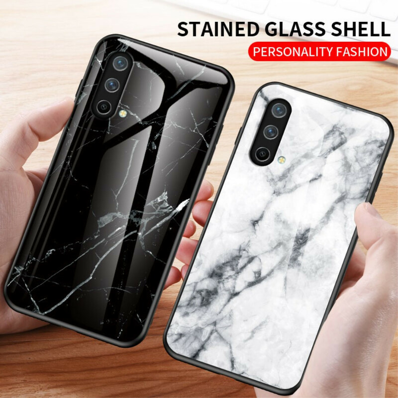 OnePlus Nord CE 5G Funda Marble Colors Tempered Glass