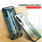 OnePlus Nord CE 5G Funda Marble Colors Tempered Glass