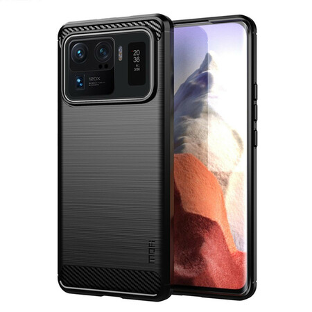 Xiaomi Mi 11 Ultra Funda de fibra de carbono cepillada MOFI