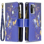 Xiaomi Redmi Note 10 / Note 10s Mariposas de bolsillo con cremallera