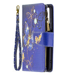 Xiaomi Redmi Note 10 / Note 10s Mariposas de bolsillo con cremallera