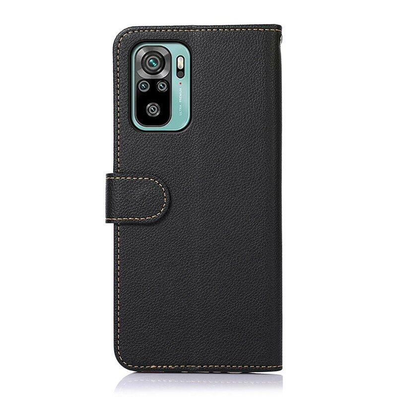 Funda RFID Xiaomi Redmi Note 10 / Note 10s Style Litchi KHAZNEH