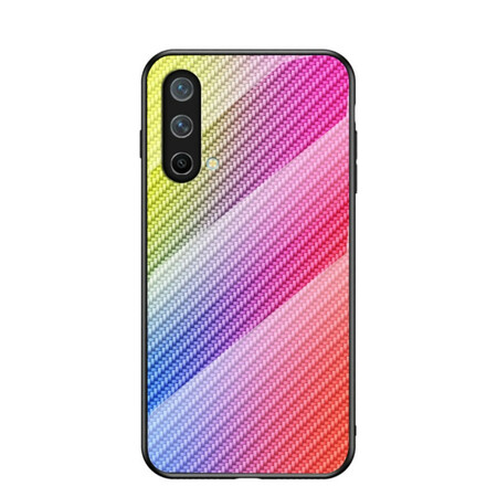 Funda de cristal templado de fibra de carbono para OnePlus Nord CE 5G