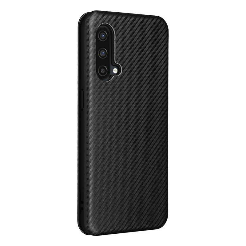 Flip Cover OnePlus Nord CE 5G Silicona Color Carbono