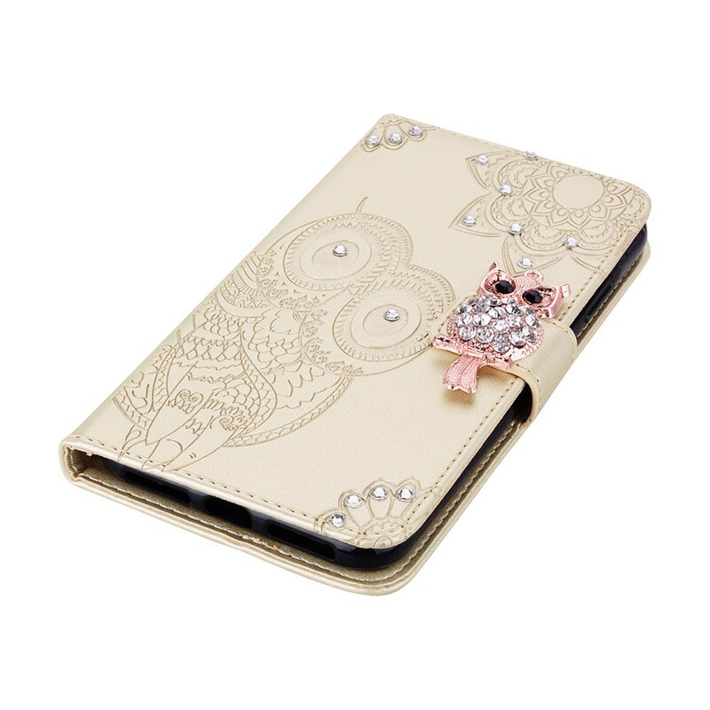 Xiaomi Redmi Note 10 / Note 10s Funda Mandala Owl and Charm