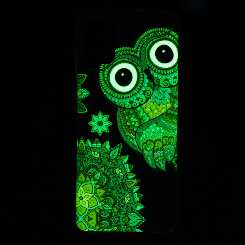 Funda Xiaomi Redmi Note 10 / Note 10s Búho Fluorescente