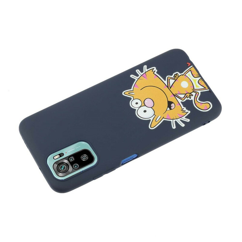 Xiaomi Redmi Note 10 / Note 10s Funda Cat con Kiss Strap