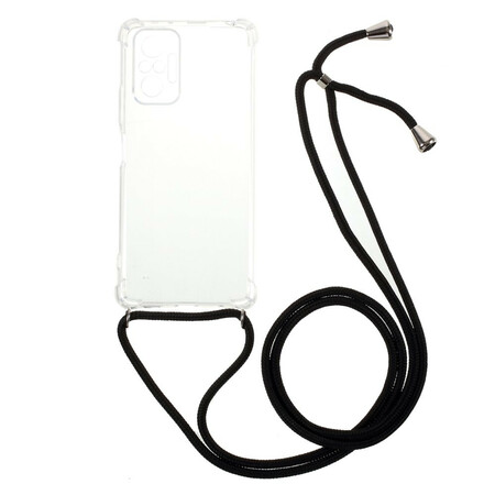 Xiaomi Redmi Note 10 / Note 10s Funda transparente con cordón