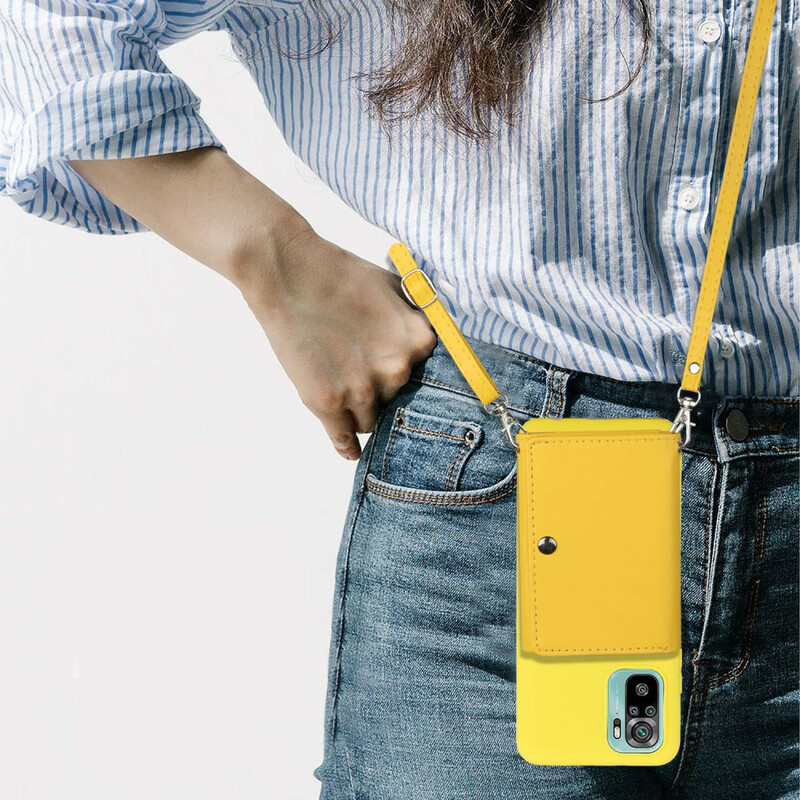 Xiaomi Redmi Note 10 / Note 10s Bolsa de hombro Funda de tarjeta