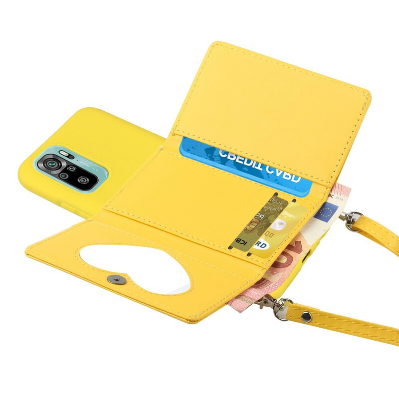 Xiaomi Redmi Note 10 / Note 10s Bolsa de hombro Funda de tarjeta