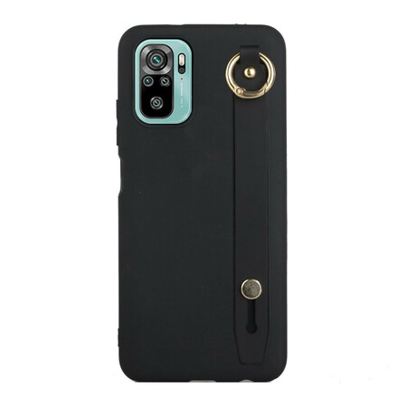 Xiaomi Redmi Note 10 / Note 10s Funda de silicona con colgante de soporte