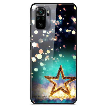 Xiaomi Redmi Note 10 / Note 10s Funda de cristal templado en forma de estrella