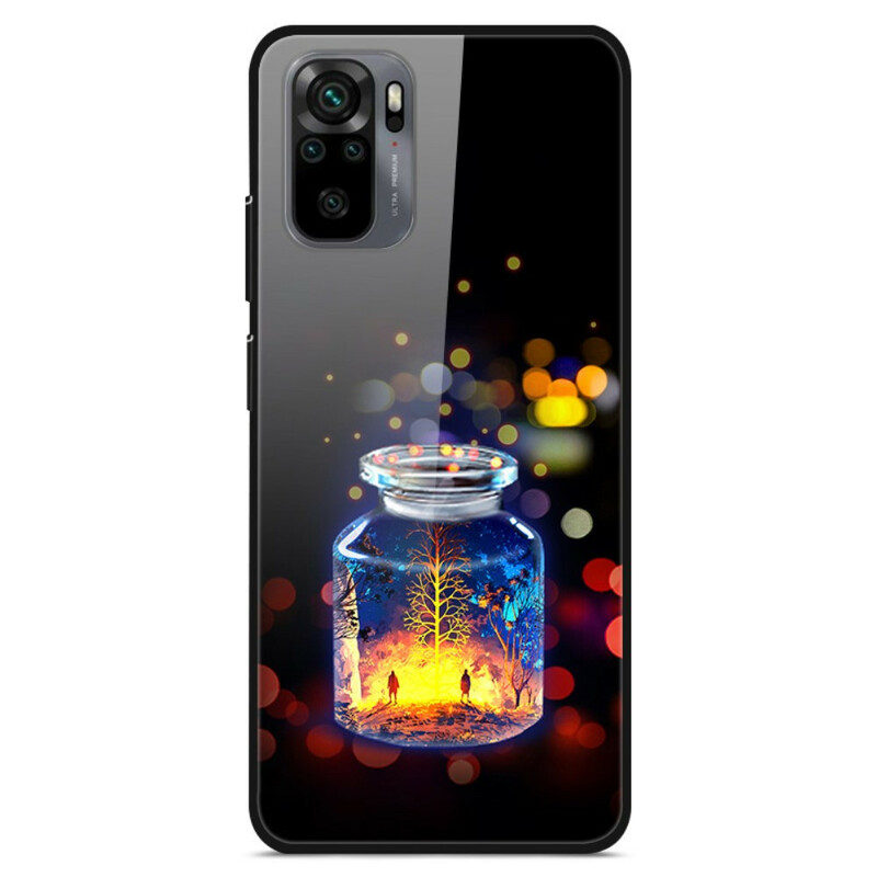 Xiaomi Redmi Note 10 / Note 10s Funda de cristal templado Botella de los deseos