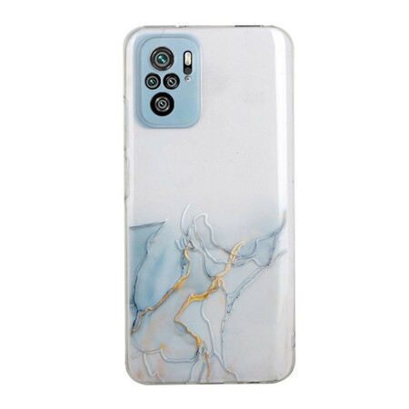 Xiaomi Redmi Note 10 / Note 10s Funda de silicona efecto mármol
