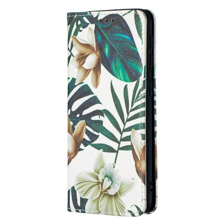 Flip Cover Samsung Galaxy A20e Hojas