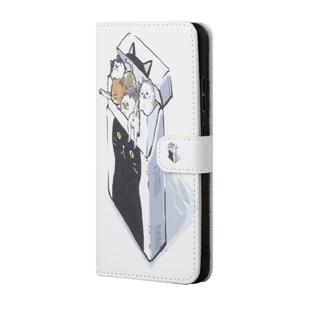 Xiaomi Redmi Note 10 5G / Poco M3 Pro 5G Funda Lanyard Cats Delivery